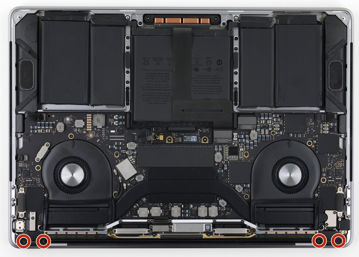 Internal Photo of Apple MacBook Pro Mid 2018 A1989 LCD Screen Display Assembly Space Gray (A1989 2018)